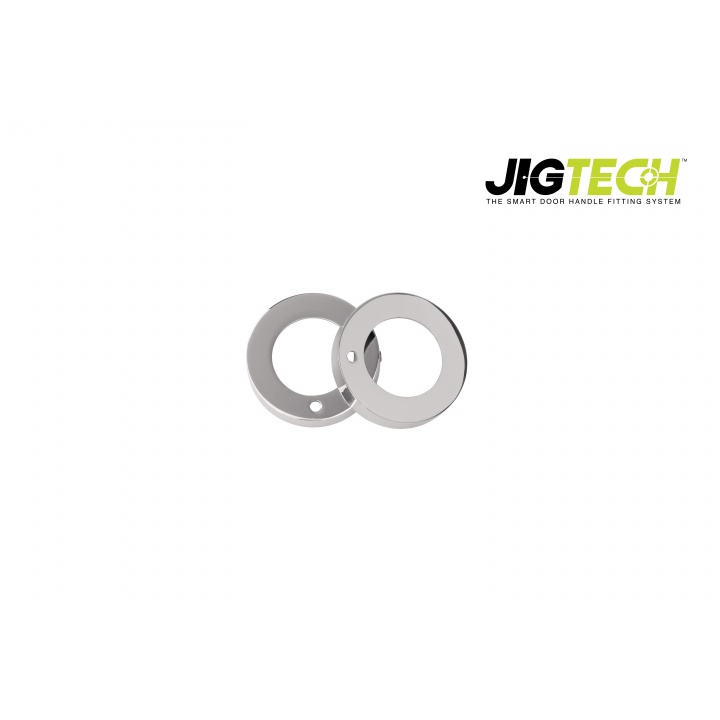Jigtech Round Privacy Adaptor Polished Chrome Plated