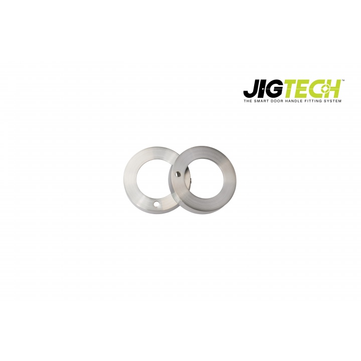 Jigtech Round Privacy Adaptor Satin Chrome Plated