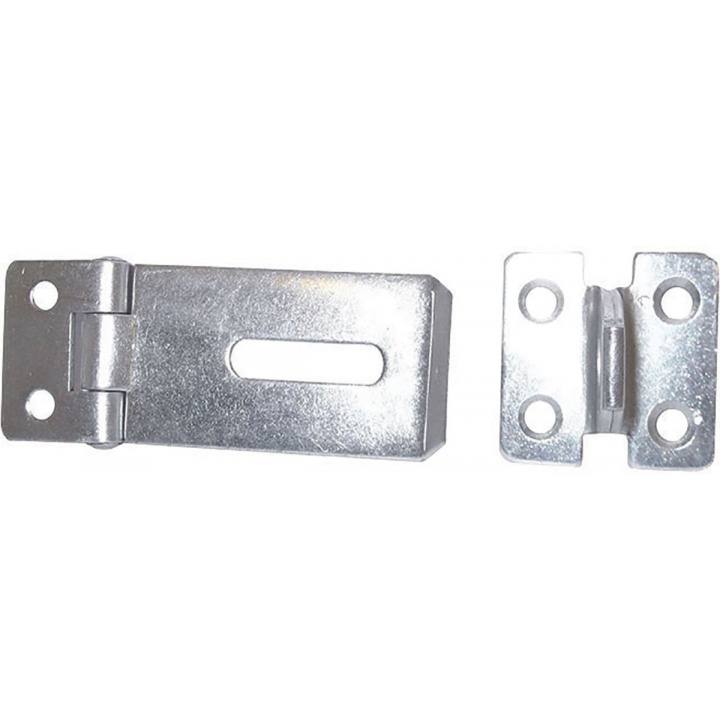 Safety Hasp & Staple 75mm BZP Selco