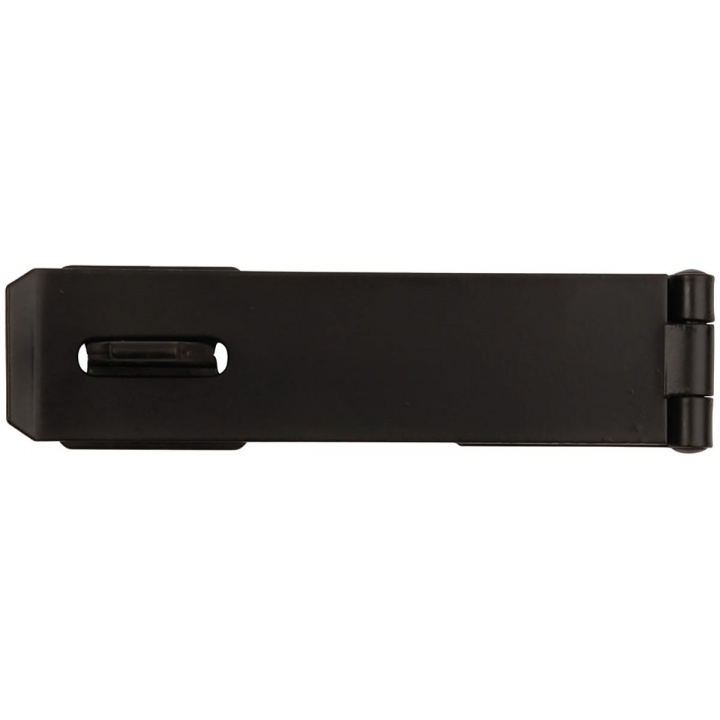 Black Japanned Safety Hasp & Staple