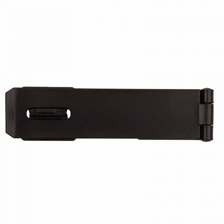 Safety Hasp & Staple 152mm Black Japanned