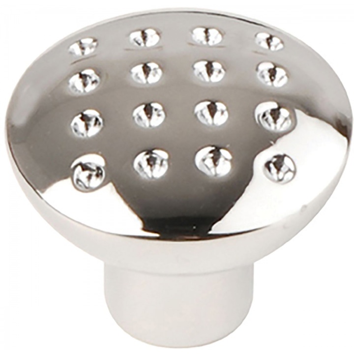 Cupboard Dimple Knob Chrome Plated 33mm