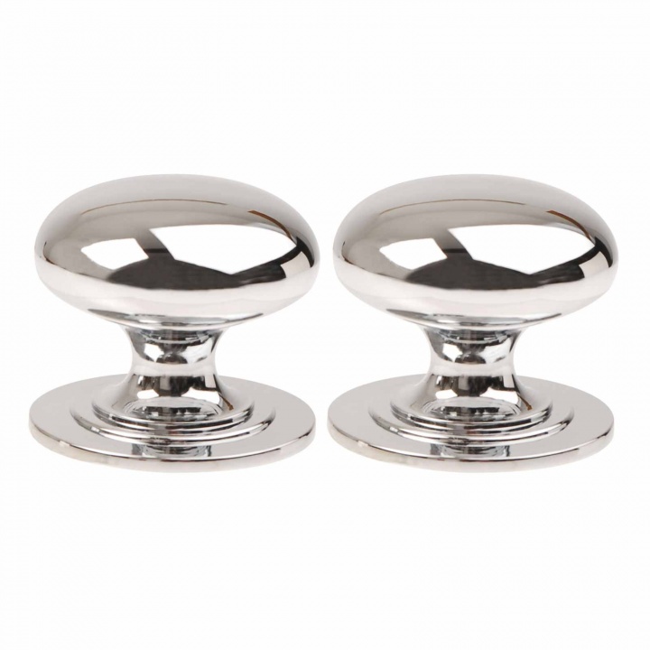 Victorian Cupboard Knob Polished Chrome 38mm (PK 2)