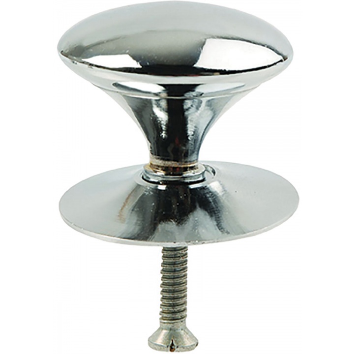 Victorian Cupboard Knob Polished Chrome 52mm (PK 2)