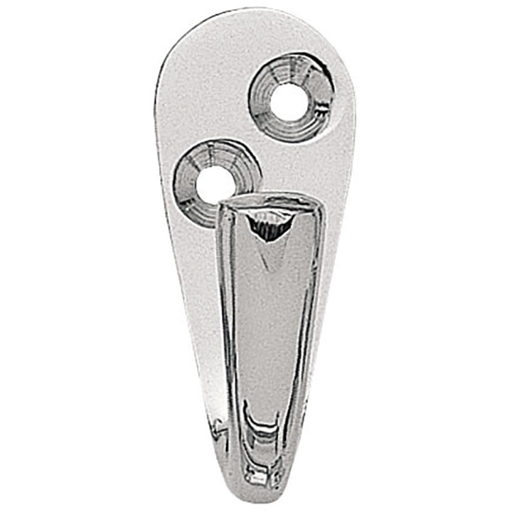 Single Wardrobe Hook Satin Chrome Plated
