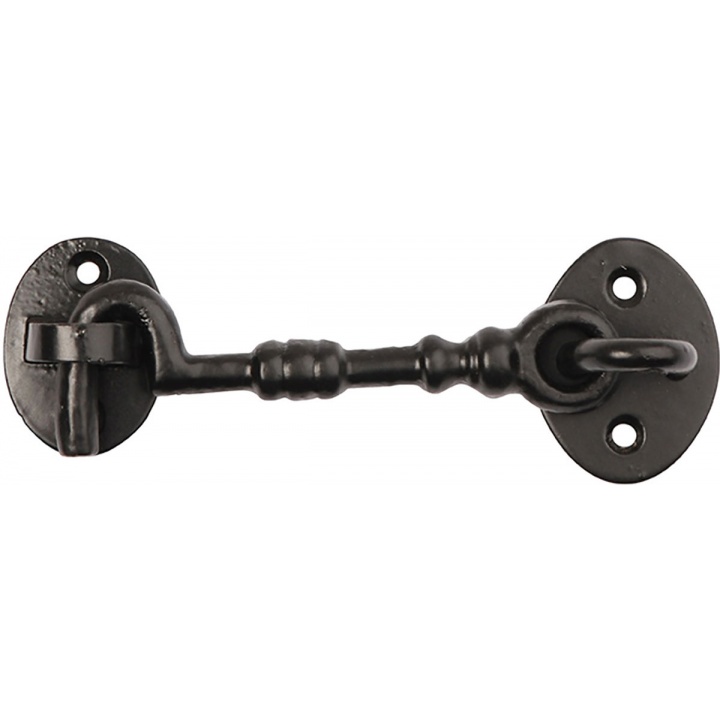 Cabin Hook Black Japanned 102mm