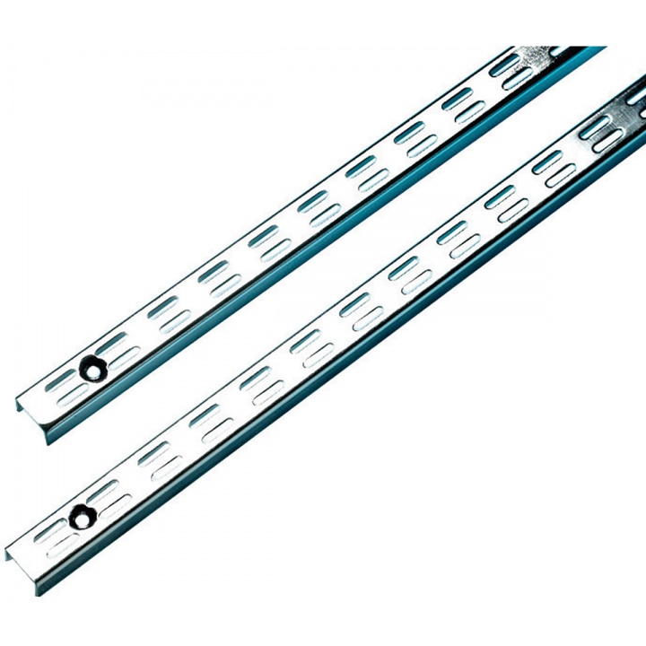 Twinslot Upright Chrome 2400mm