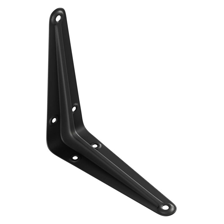 London Matt Black Shelf Bracket 150 x 200mm