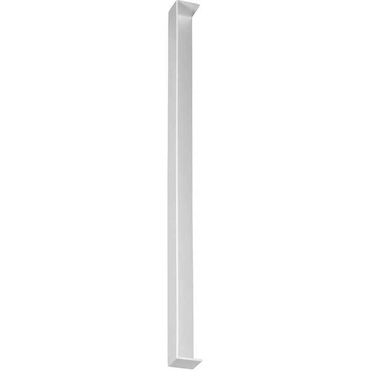 600mm x 40mm white PVCu external fascia corner joint