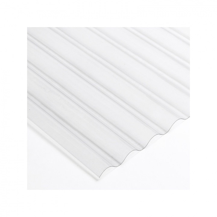 PVC Corrugated Roof Sheet Clear Light Weight 2745mm x 755mm