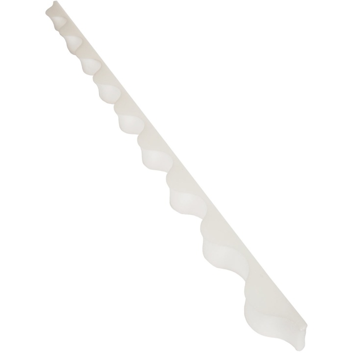 White Foam Eaves Filler For 3" ASB Corrugated Sheet Pack 10 Selco