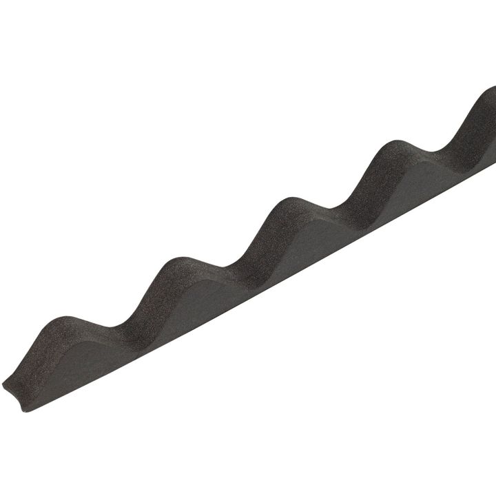 Black Foam Eaves Filler For Bitumen Corrugated Roof Sheet Pack 10