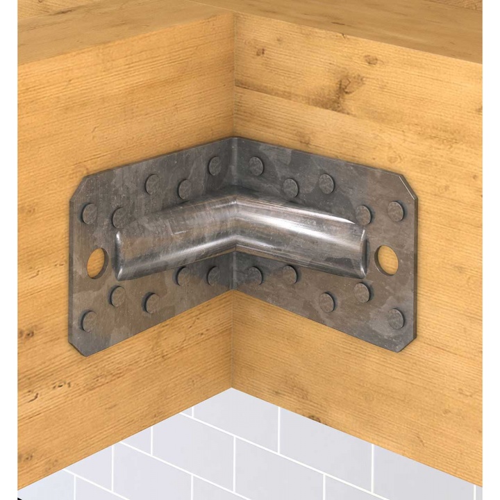 Simpsons Reinforced Angle Bracket Galvanised 75 x 48 x 65mm