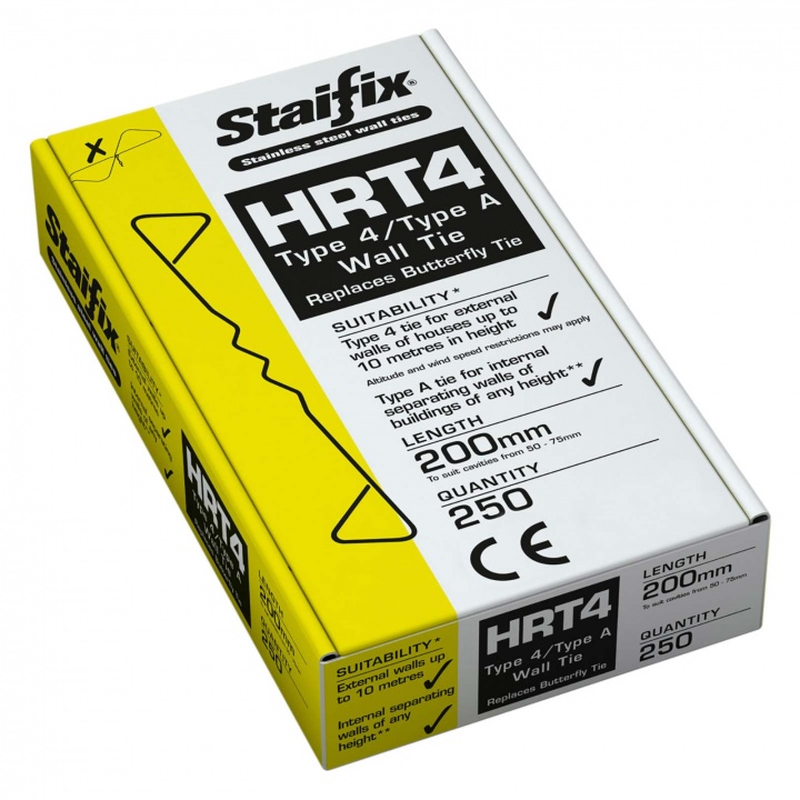 Staifix HRT4 Light Duty Wall Tie 225mm Pk 250