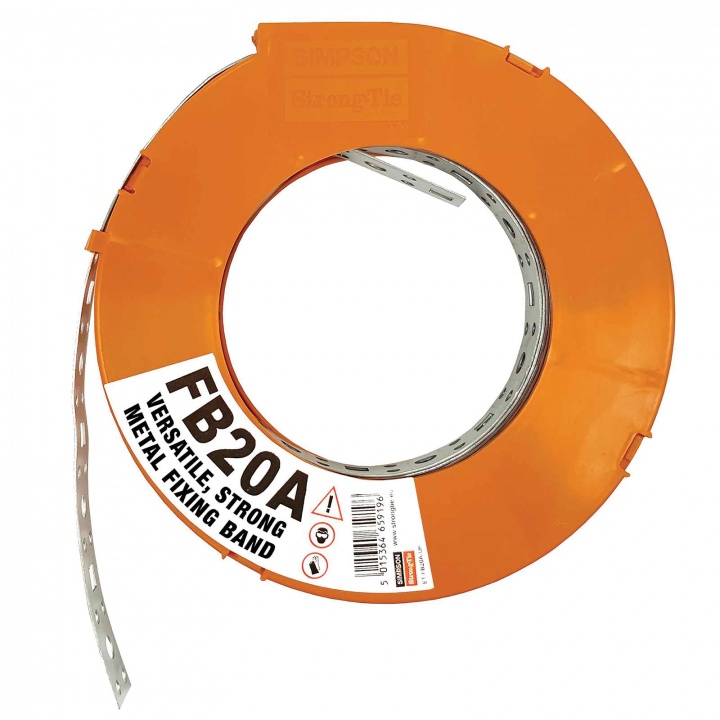 Simpsons Fixing Band Galvanised 20mm x 10m