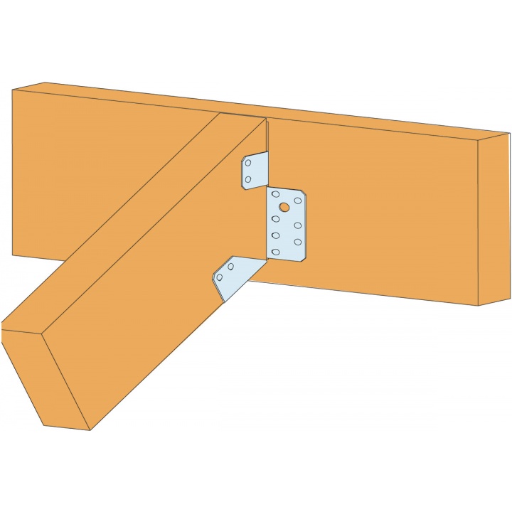 Simpsons Ridge Rafter Connector Galvanised 100mm
