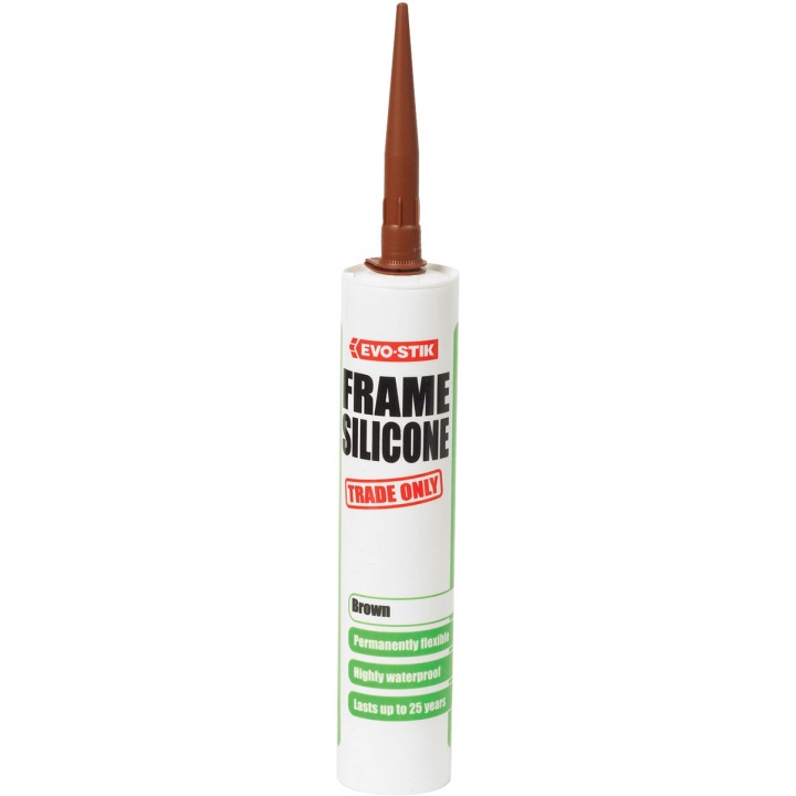 Evo-Stik Silicone Frame Sealant Brown C20