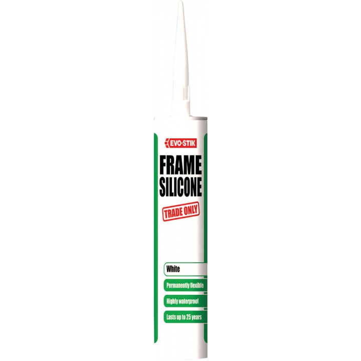 Evo-Stik Silicone Frame Sealant White C20