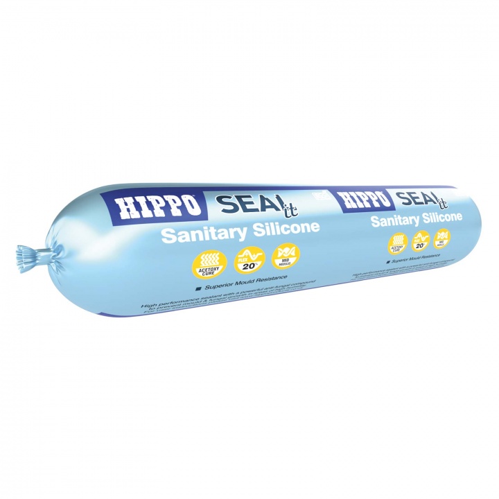 Hippo SEALit Eco Pac Sanitary Silicone Brilliant White 400ml