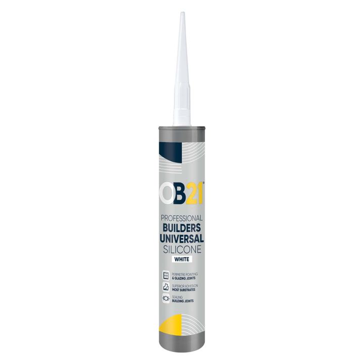 OB21 Professional Builders Universal Silicone 310ml White
