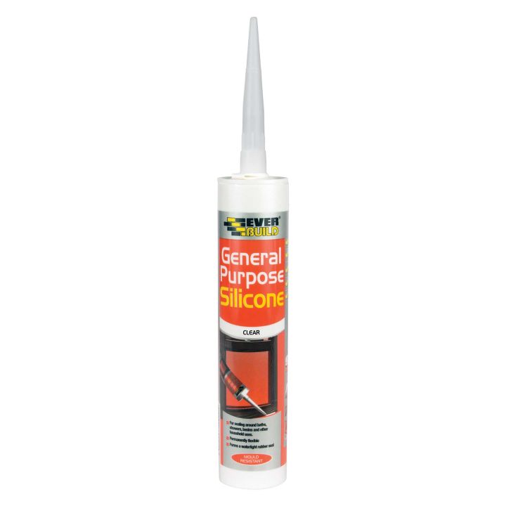 Sika Everbuild General-Purpose Silicone Sealant Clear 280ml