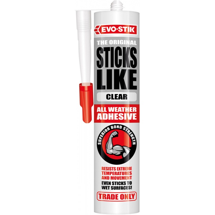Evo-Stik All Weather Sticks Like Clear 290ml