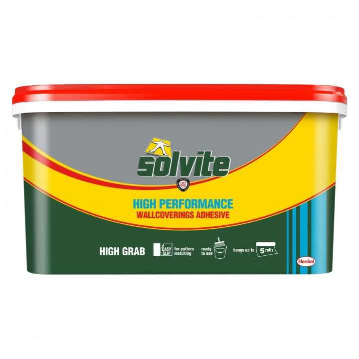 Solvite High Performance Ready Mixed Wallpaper Adhesive 5 rolls