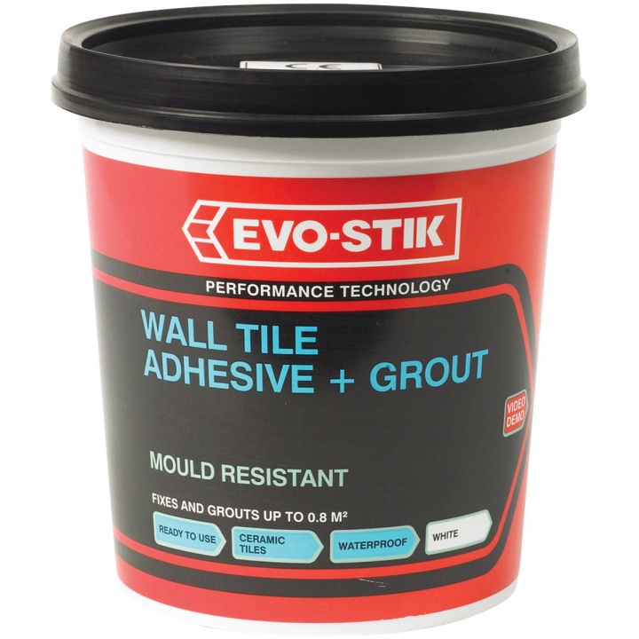 Evo-Stik Mould Resistant Wall Tile Adhesive & Grout Economy