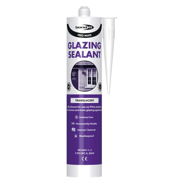 Bond It Glazing Silicone Transparent 300ml