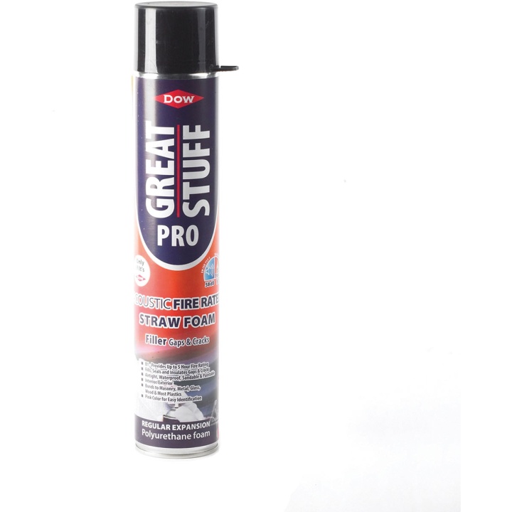 Great Stuff Pro Acoustic Fire Rated Gun Applied Foam 750ml Selco