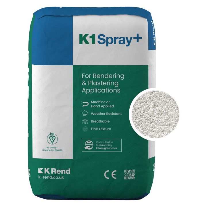 K Rend K1 Spray+ Render Grey 25kg