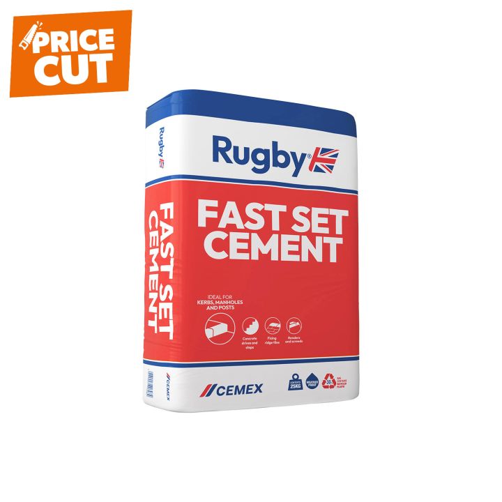 Rugby Fastset Cement 25kg
