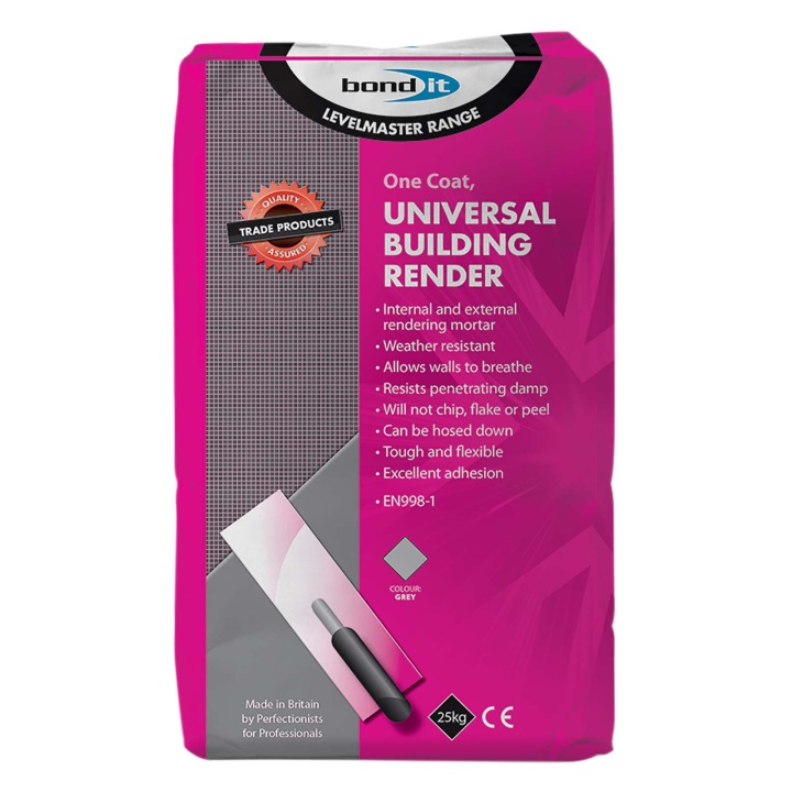 Bond it Universal Building Render Grey 25kg
