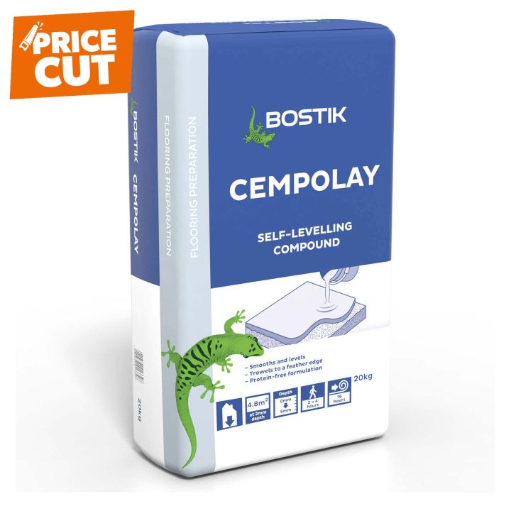 Bostik Cempolay Self Levelling Compound 20kg Grey