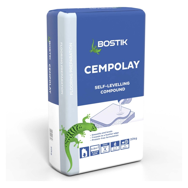 Bostik Cempolay Self Levelling Compound 20kg Grey Selco