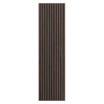 Premium Walnut Acoustic Panel 2440 x 605 x 22mm