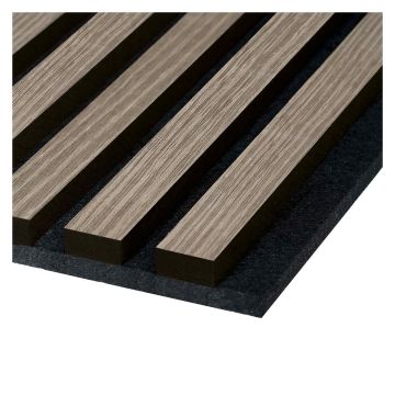 Premium Grey Oak Acoustic Panel 2440 x 605 x 22mm