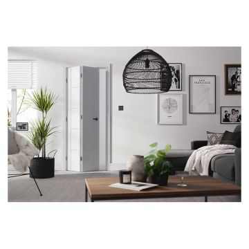 Vancouver Primed White Bi-Fold Doors 1981 x 762 x 35mm 