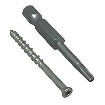 Composite Deck Board Hidden Starter Clip & Driver Bit Pack of 25