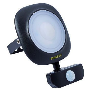 Stanley 20W Black LED PIR Floodlight IP65