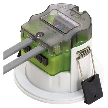 Luceco F Type MK2 Flat Fire Rated Downlight Dim2Warm 4/6W Selectable