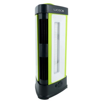 Luceco 50W 360° Rechargeable Open Area Tripanel Worklight