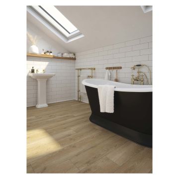 Ultra Click Natural Oak SPC Vinyl Flooring With Integrated Underlay 2.22m²