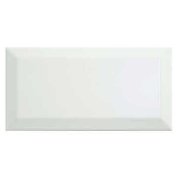 Metro Gloss White Ceramic Wall Tile 100 x 200mm
