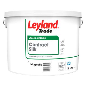 Leyland Trade Contract Silk Emulsion Magnolia 10L