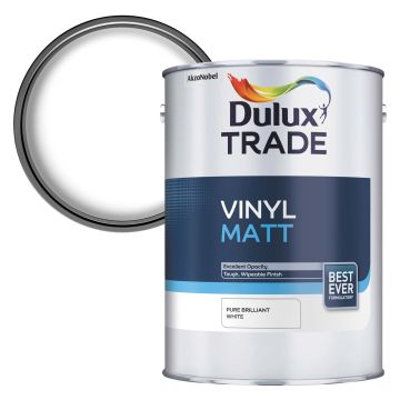 Dulux Trade Vinyl Matt Emulsion Pure Brilliant White