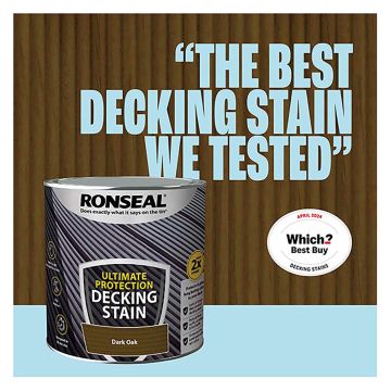 Ronseal Ultimate Protection Decking Stain Dark Oak 2.5L
