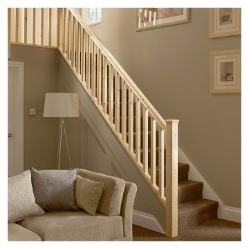 Low Profile Pine Stair Newel Cap FSC®