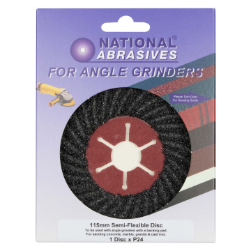 115mm Semi Flexible Sanding Disc P24