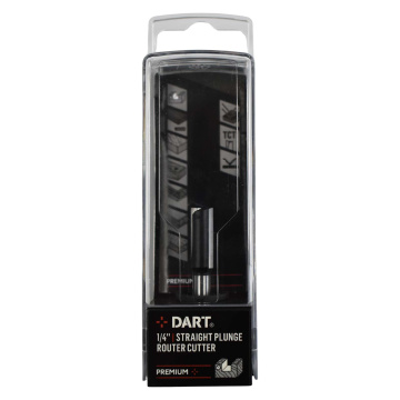 DART 1/4" 15 x 25mm Two Flute Plunge Router Cutter 